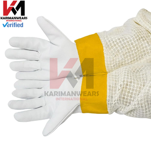 Bee Keeping <b>Gloves</b> Reinforced Leather Protective <b>Gloves</b> Long Sleeve Sting Protection for Beekeepers OEM - Product Image 5