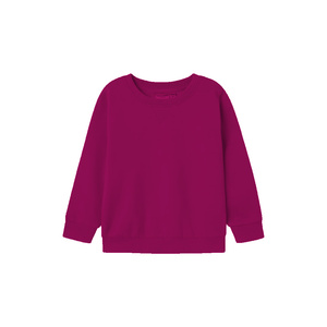 Pull-over en velours écologique à séchage rapide, coupe-vent, col rond, manches longues, manches lanternes, haut décontracté en coton chaud pour femme - Product Image 1