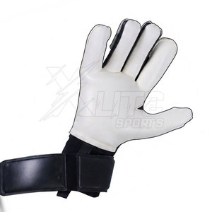 Gants d'entraînement de gardien de but en cuir antidérapants avec fermeture auto-agrippante unisexe pour l'entraînement au football, les séances d'entraînement d'équipe et les académies - Product Image 4