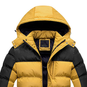 Premium Men <b>Puffer</b> <b>Jacket</b> Winter Warm Thick Insulated Breathable Hooded Outdoor Windproof Design Front Logo - Product Image 2