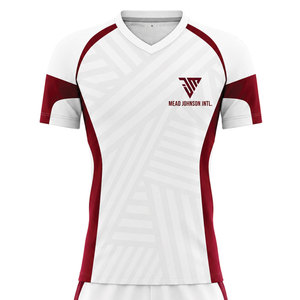 ชุดเสื้อฟุตบอลทีมชาย ชุดยูนิฟอร์มฟุตบอล โลโก้สั่งทำได้ แห้งเร็ว 100% โพลีเอสเตอร์ ระบายอากาศ ป้องกันแบคทีเรีย สำหรับผู้ชาย - Product Image 3