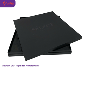 Embossing Duplex <b>Paper</b> Matt Lamination Bio-degradable Raphe Style Handmade Recyclable Board Gold Foil Stamping OEM Boxes - Product Image 4