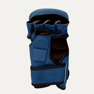 Gants de grappling personnalisés en gros, en cuir PU, anti-humidité, avec fermeture auto-agrippante, pour arts martiaux, haute qualité - Product Image 3