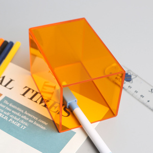 Modern 2025 Factory Price Color Acrylic <b>Pen</b> Holder Case Stylish Office Organizer for <b>Pens</b> and Markers - Product Image 5