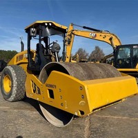 Compacteur vibrant à tambour unique Caterpillar CS11GC d'occasion 2023, moteur diesel robuste pour terrassement