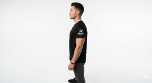 T-shirts thermiques pour hommes en gros avec impression personnalisée, T-shirt à manches longues en coton naturel, T-shirts élégants à col rond pour hommes - Product Image 2