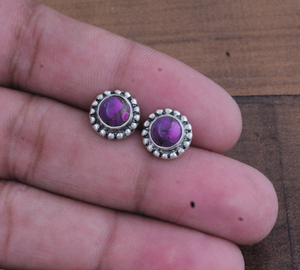 Pendientes de Plata de Ley 925 al por Mayor con Turquesa en Forma de Gota, Diseño Minimalista Plateado para Mujer y Unisex - Product Image 2