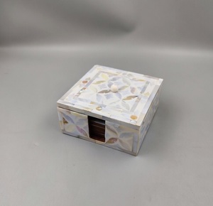 Arabian Style <b>Coaster</b> MOP Resin Inlay Design Multifunctional Table Decoration Dinnerware Wine Coffee <b>Drink</b> Non Slip Mats Pads - Product Image 3