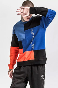 Unisex <b>Crewneck</b> Sweatshirt Long Sleeve Solid Color Custom Logo Printed Embroidered Men Hoodies Sweatshirts OEM Private Label - Product Image 3