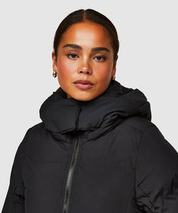 Abrigo Acolchado Transpirable para Mujer con Capucha, Cierre de Cremallera, Tela Impermeable, Logotipo Personalizado, Abrigo de Invierno al por Mayor para Mujer - Product Image 5