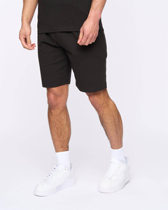 <b>Knitted</b> Polyester / Cotton Casual Men's T-Shirt <b>Set</b> OEM Men's Summer Crew Neck 2 Piece Outfit T-Shirt Shorts <b>Set</b> Fashion - Product Image 6
