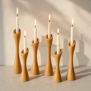 Artistic <b>Marble</b> Stone Tea Light Holder with Polished Finish Perfect for Luxury Home, Spa, and Aromatherapy Use - Product Image 1