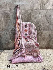 Última Colección de Salwar-Kameez y Dupatta de Muselina de Primera Calidad con Diseño Estampado, Fabricante de Moda Femenina - Product Image 6