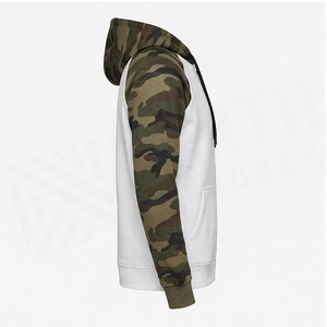 Sweat-shirt décontracté à capuche pour homme North Approach, coupe régulière, avec poche avant zippée, motif camouflage, idéal pour l'automne - Product Image 3