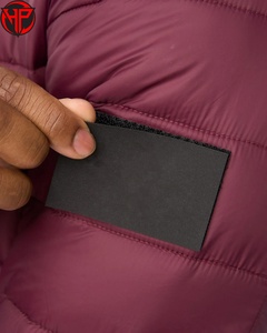 Chaquetas Acolchadas de Alta Calidad para Hombre, Tallas Grandes, con Logotipo Personalizado, Ropa de Invierno con Capucha, Material de Lona Resistente al Viento - Product Image 4