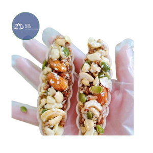 Disponible : Tranches de noix mélangées croustillantes, naturelles et cuites, pour pâtisseries, OEM, marque privée - Product Image 1