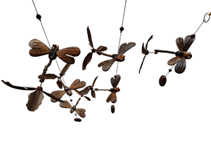 Campana de Viento de Madera con Diseño Animal, Hecha a Mano, Tallada, Estilo Tradicional Moderno, Hecha en Tailandia, Regalos y Recuerdos, 300 MOQ - Product Image 3
