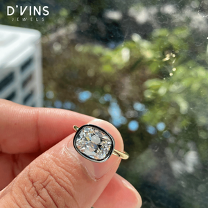 D'vins Jewels OMC Cut 3 CT VVS-VS 100% Diamante Suelto Real de Laboratorio con Corte Cojín, Relleno de Surat CVD HPHT para Engaste de Anillo - Product Image 3