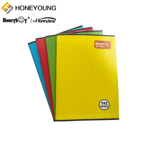 Cahier d'exercices à motif de grille <span class=keywords><strong>jaune</strong></span> pour étudiants Cahier d'exercices personnalisé pour écoles Cahier d'exercices en ligne française pour étudiants - Product Image 1