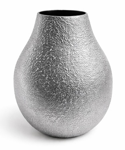 แจกันดอกไม้โลหะทำมือพร้อมพื้นผิวสีดำ สำหรับโต๊ะคอนโซลห้องนั่งเล่น พื้นที่รับประทานอาหาร และตกแต่งงานแต่งงาน - Product Image 5