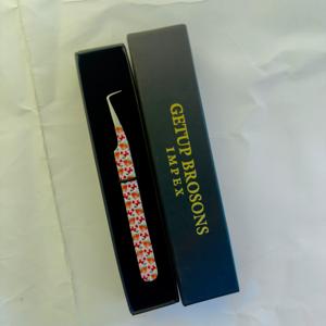 Pinzas para Pestañas Getup Brosons Impex con Diseño de Sandía, 90 Grados, Acero Inoxidable, Punta Lisa/de Fibra, Precisión, 10 mm de Longitud, Personalizadas - Product Image 5