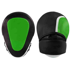 Pads de frappe en cuir personnalisés de bonne qualité pour la boxe, le Muay Thai et le kickboxing, fabriqués au Pakistan - Product Image 4