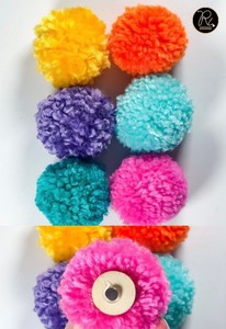 Pompones de flecos premium para manualidades DIY. Úselos para decorar vestidos y otras creaciones artesanales. Compre directamente a precio de fábrica. - Product Image 5