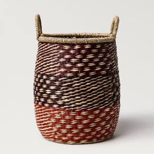 Top quality sea grass laundry storage container <b>basket</b> hot pick home accessories seagrass <b>baskets</b> - Product Image 5