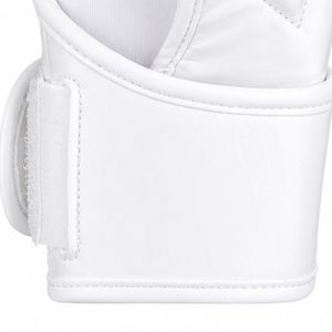 Custom MMA Sparring <b>Gloves</b> PU Leather Open Palm Training Kick Boxing Daily Use Martial Arts Grappling Equipment Pure White Shock - Product Image 5