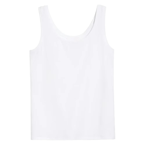 Camiseta sin mangas con cuello cuadrado para mujer, ecológica, de lona, poliéster/algodón, informal, transpirable, de secado rápido - Product Image 6
