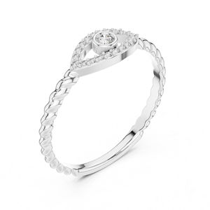 แหวนเพชรทรงกลมทองคำ 14K สำหรับผู้หญิง |   ชุดเจ้าสาว |   เพชรที่เพิ่งเพาะเลี้ยง - Product Image 3