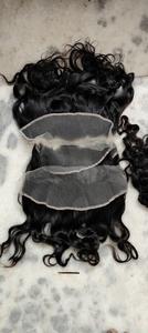 Wxjlonghair Cheveux Humains Naturels Indiens Remy 100% Extensions Noirs Naturels Raides Ondulés Bouclés Paquets de Cheveux Vierges à Cuticules Alignées - Product Image 6