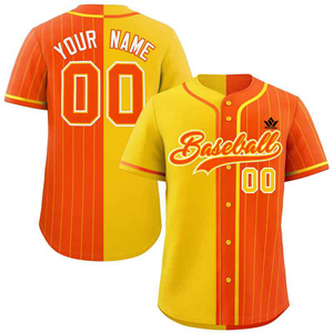 เสื้อเบสบอลแบบกำหนดเอง สีม่วงอมเขียว ลายพิมพ์แบบซับลิเมชั่น สำหรับผู้ใหญ่ แขนสั้น ระบายอากาศได้ดี ชุดกีฬา - Product Image 4