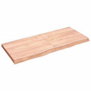 Plateau de table en bois de chêne massif brun clair 55 x 23 pouces, table à manger pliable - Product Image 2