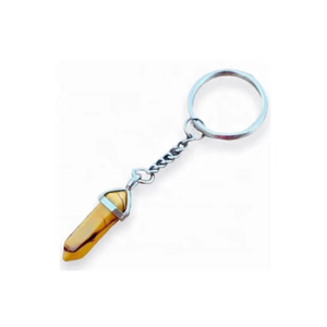 High Quality Crystal Keychain Stone Mookaite jasper Pencil <b>key</b> chain natural Stone bead Healing <b>Key</b> <b>Holder</b> Gift Women <b>Key</b> Chain - Product Image 2