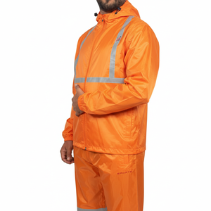 Ensemble coupe-vent d'hiver à capuche grande taille, nouvelle arrivée, haute qualité, polyester/nylon, léger et respirant - Product Image 5