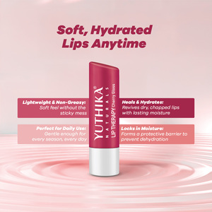 Yuthika Moisturizing <b>Lip</b> Balm – Cherry Gloss 4.8g | Repairs Dry, Damaged <b>Lips</b> with Natural Oils| Hydrated & Smooth <b>Lips</b> | Glossy - Product Image 3