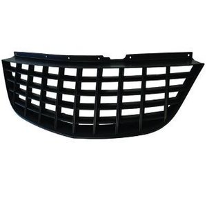 Rejilla Superior Delantera del Radiador para Opel Vectra A 1988-1992 90263219 1320011 1320012, Totalmente Negra, ABS, Venta al Por Mayor de Fábrica - Product Image 1