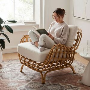 New Arrival Customizable Durable Modern Handmade Rattan <b>Chair</b> From Vietnam Supplier Natural Living Room & Kitchen Furniture - Product Image 5