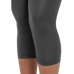 Leggings Capri Casuales de Cintura Alta para Mujer, Sólidos, Elásticos, Transpirables, de Secado Rápido, Compresión, Ropa Deportiva - Product Image 5