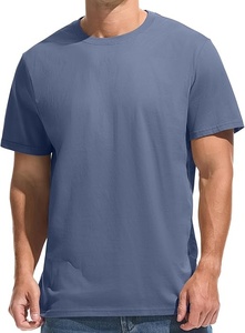 Camiseta de Algodón Orgánico de Alta Calidad, Corte Clásico, Suave, Informal, para Verano, Marca Privada, OEM, ODM, Directo de Fábrica, Bio Lavada - Product Image 1