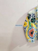 Veste en velours Suzani pour femmes, style bohème chic, broderie florale faite à la main, doublure intérieure en coton, veste d'hiver