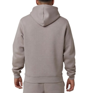 Sweat à capuche ajusté pour hommes taille régulière dernière vente en gros logo personnalisé sweat à capuche unisexe en coton surdimensionné manches longues pull uni vierge - Product Image 2