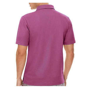 เสื้อโปโลทรงเข้ารูป ผ้าถักพิมพ์ลาย แขนสั้น ระบายอากาศ แห้งเร็ว กันยับ ผ้าฝ้าย 100% คุณภาพสูง สำหรับผู้ชาย - Product Image 4