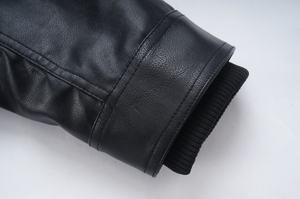 Veste en cuir pour homme, coupe slim, à capuche, en PU, pour moto, automne-hiver, décontractée, coupe-vent, vêtements pour homme, chapeau amovible, tailles S-XXXL - Product Image 5