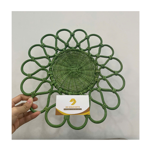 Set de table en rotin naturel de qualité supérieure, tissé à la main, pour la décoration de la maison - Product Image 1