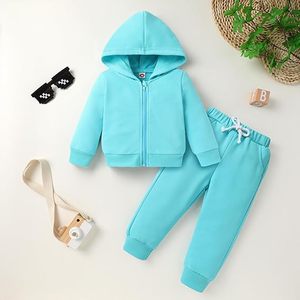 Wear Training Suit Casual Streetwear Outfit Hooded <b>Sweatshirt</b> and Pants Cotton Fleece Fabric Soft - Product Image 1