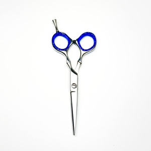 Ciseaux professionnels GMJ-01 en acier inoxydable, 5,5 pouces, motif léopard jaune, nouvelle conception tendance, pour coiffeur, gaucher, à dents plates et affûtées - Product Image 3