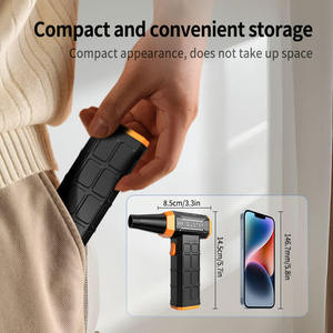 Souffleur d'air sans fil 130000 tr/min, brosse de nettoyage, puissance 180W, batterie 6000mAh, dépoussiéreur turbo avec buses multifonctions - Product Image 6