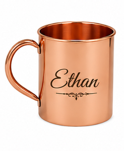 Taza de Cobre Puro Personalizada con el Nombre de Andrew y Grabado Personalizado |   Taza para Beber Hecha a Mano de Cobre |   Taza de Regalo Premium - Product Image 6